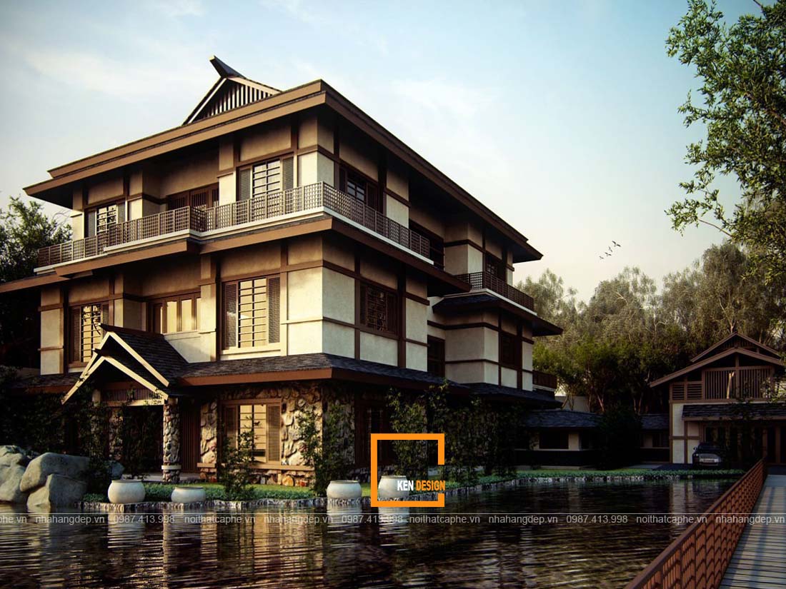 Thiết kế biệt thự kiểu Nhật - tinh tế, sáng tạo và độc đáo